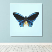 バードウィング・バタフライ キャンバスプリント (インサイチュ (ウッドフロア))