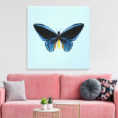 バードウィング・バタフライ キャンバスプリント (インサイチュ (リビング))
