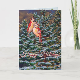 バードウィンターツリー カード