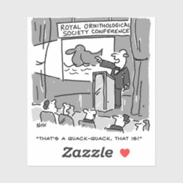 バードウォッチャーまたはバーダーへのギフト。おもしろい シール