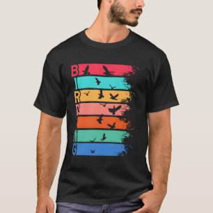 バードウォッチャーバードウォッチングバードバード野鳥観察 Tシャツ