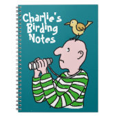 バードウォッチャー手帳名前の追加 ノートブック (正面)