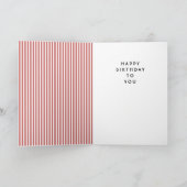 バードウォッチャー誕生日カード カード (内部)