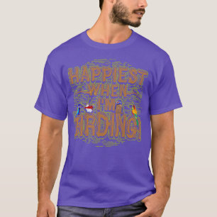 バードウォッチャー野鳥観察プレゼント Tシャツ