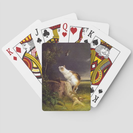 バードウォッチャー(ウィリアム・ホルブルック・ヒゲ) トランプ (裏面)