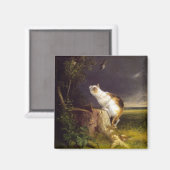 バードウォッチャー（ウィリアム・ホルブルック・ヒゲ） マグネット (正面/裏面)