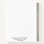 バードウォッチングが楽しめる日 ノートブック (裏面)