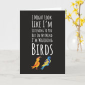 バードウォッチングカード 鳥類学 鳥の観察 鳥好き カード (黄色い花)