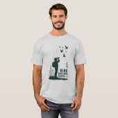 バードウォッチングモード：オン Tシャツ (正面フル)