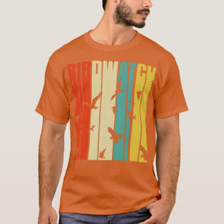 バードウォッチングレトロ Tシャツ