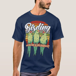 バードウォッチング野鳥観察野鳥観察 Tシャツ