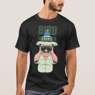 バードウォッチング バードウォッチャー 野生生物観察 Tシャツ