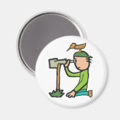 バードウォッチング マグネット (正面/裏面)