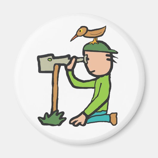 バードウォッチング マグネット (正面)