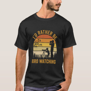 バードウォッチング 野鳥観察 自然 野生生物 趣味 Tシャツ