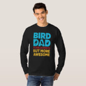バードウォッチング 野鳥観察 鳥類学者 鳥 愛好家 Tシャツ (正面フル)