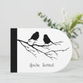 バードウォッチンバースデーパーティー招待状へ 招待状 (スタンド正面)