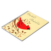 バードウォッパーソナライズされたチャージャーナル ノートブック (左側)