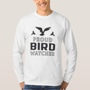 バードウォッ誇りを持ったティングバードウォッチャーバード野鳥観察 Tシャツ