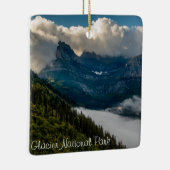 バードウーマン滝グレイシャーナショナルパーク セラミックオーナメント (右)