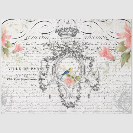 バードエフェメラデクページ紙 薄葉紙 (正面)