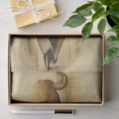 バードエフェメラデコップマラードダックヴィンテージ 薄葉紙 (ギフト)