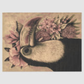 バードエフェラフローラヴィンテージティッシュペーパー 薄葉紙 (正面)