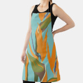 バードオブパラダイスアロバープリントエプロン エプロン (インサイチュ)