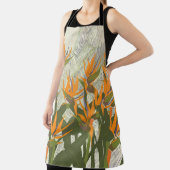 バードオブパラダイスアロバープリントエプロン エプロン (インサイチュ)