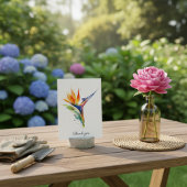 バードオブパラダイスウォーター色カスタム、 ポストカード