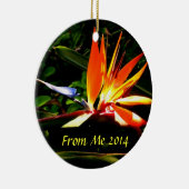 バードオブパラダイスクリスマスホリデーオーナメントII セラミックオーナメント (右)