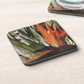 バードオブパラダイスストレリツィアレジネアクリカルパント コースター (左側)