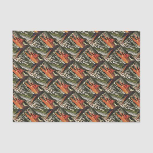 バードオブパラダイスストレリツィアレジネアクリカルパント 薄葉紙 (正面)