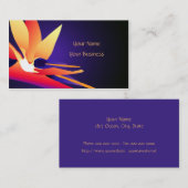 バードオブパラダイストロピカルフローラ名刺 名刺 (正面/裏面)