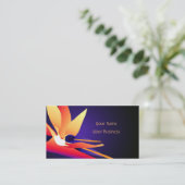 バードオブパラダイストロピカルフローラ名刺 名刺 (スタンド正面)