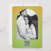 バードオブパラダイストロピカル結婚式招待状 招待状 (裏面)