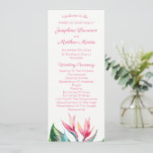 バードオブパラダイストロピカル結婚式 プログラム (スタンド正面)