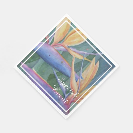 バードオブパラダイスパーティー スタンダードランチョンナプキン (角)