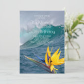 バードオブパラダイスビッグウェーブ誕生日パーティー 招待状 (スタンド正面)