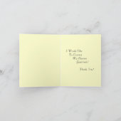 バードオブパラダイスフラワーズジョイブルサンキューカード サンキューカード (内部)