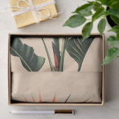 バードオブパラダイスボタニカルアートデクページ 薄葉紙 (ギフト)