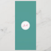 バードオブパラダイスモノグラム熱帯メニュー メニュー (裏面)