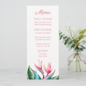 バードオブパラダイスモノグラム熱帯メニュー メニュー (スタンド正面)