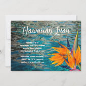 バードオブパラダイスルアウ(ハワイ式宴会)パーティの招待状 招待状 (正面)