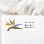 バードオブパラダイス差出人住所ラベル ラベル (インサイチュ)