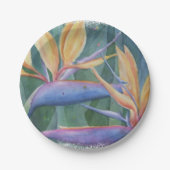 バードオブパラダイス紙プレート ペーパープレート (正面)