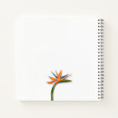 バードオブパラダイス結婚のゲストブック ノートブック (裏面)