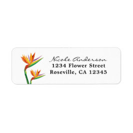 バードオブパラダイス結婚トロピカル住所 シール