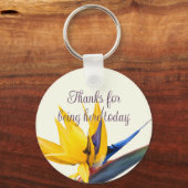 バードオブパラダイス結婚式の引き出物キーリング キーホルダー (正面)