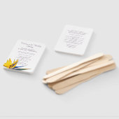 バードオブパラダイス結婚式 プログラムファン ハンドファン (組立なし)